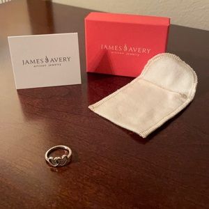 James Avery two hearts together ring size 4.5
